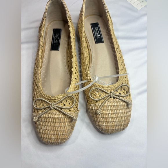 Rachel Shoes - New Women's Beige Rachel Roy  Woven Flats